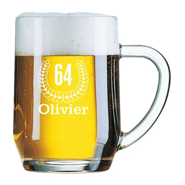 chope à bière 58 cl décor 7