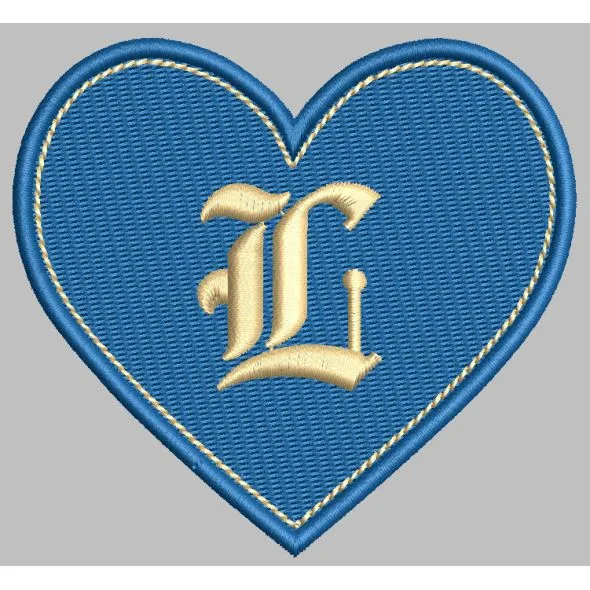 Broderie coeur