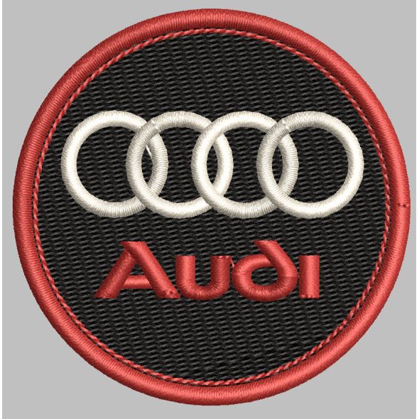 Logo audi brodé