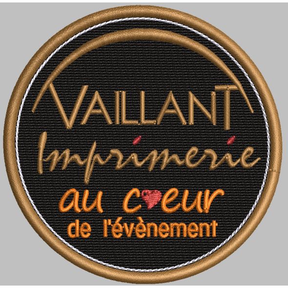 Ecusson brodé rond - Ecussons brodés - PPCASHOP
