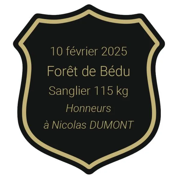 trophé de chasse GB