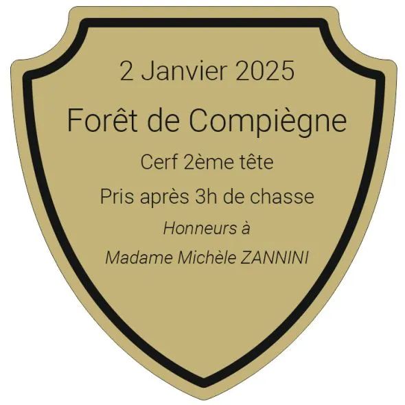 Trophée de chasse GC-or
