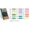 Tombow ABT-18P-5 Dual Brush Pen Lot de 18 Feutres pinceau à deux pointes Couleurs Pastels