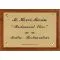 Plaque maitre restaurateur - ppcashop