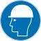 Pictogramme casque de protection obligatoire - Norme ISO7010