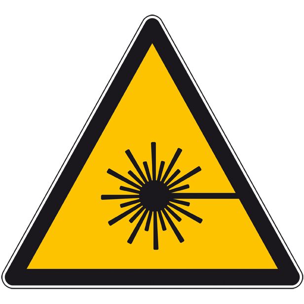 Pictogramme danger laser