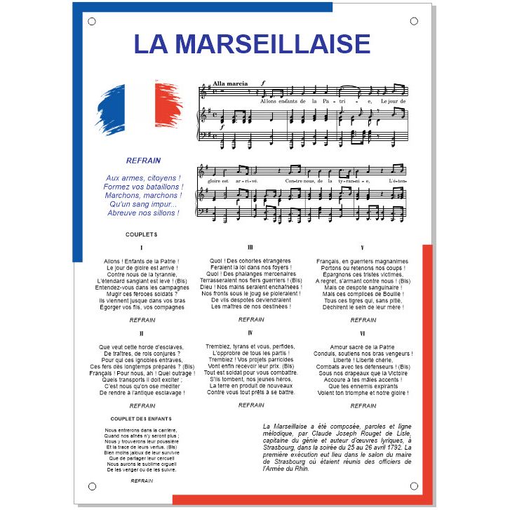 Combien De Couplets A La Marseillaise
