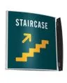 Plaque drapeau galbée - 100 mm x 150 mm - Plaques drapeaux - PPCASHOP
